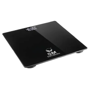 Balanza digital SM de alta precisión para medición de peso y control corporal.