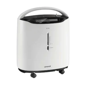 Concentrador de oxígeno médico para terapia respiratoria y suministro continuo de oxígeno.