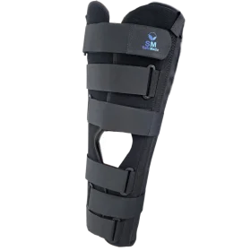 Inmovilizador de rodilla universal SM para soporte y estabilización de la articulación de la rodilla.