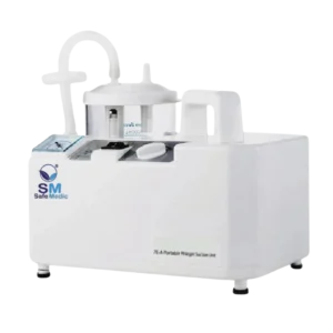 Máquina de succión eléctrica Safe Medic para aspiración de secreciones y uso médico.