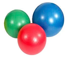 Pelota para yoga y ejercicios de equilibrio para entrenamiento físico y rehabilitación.